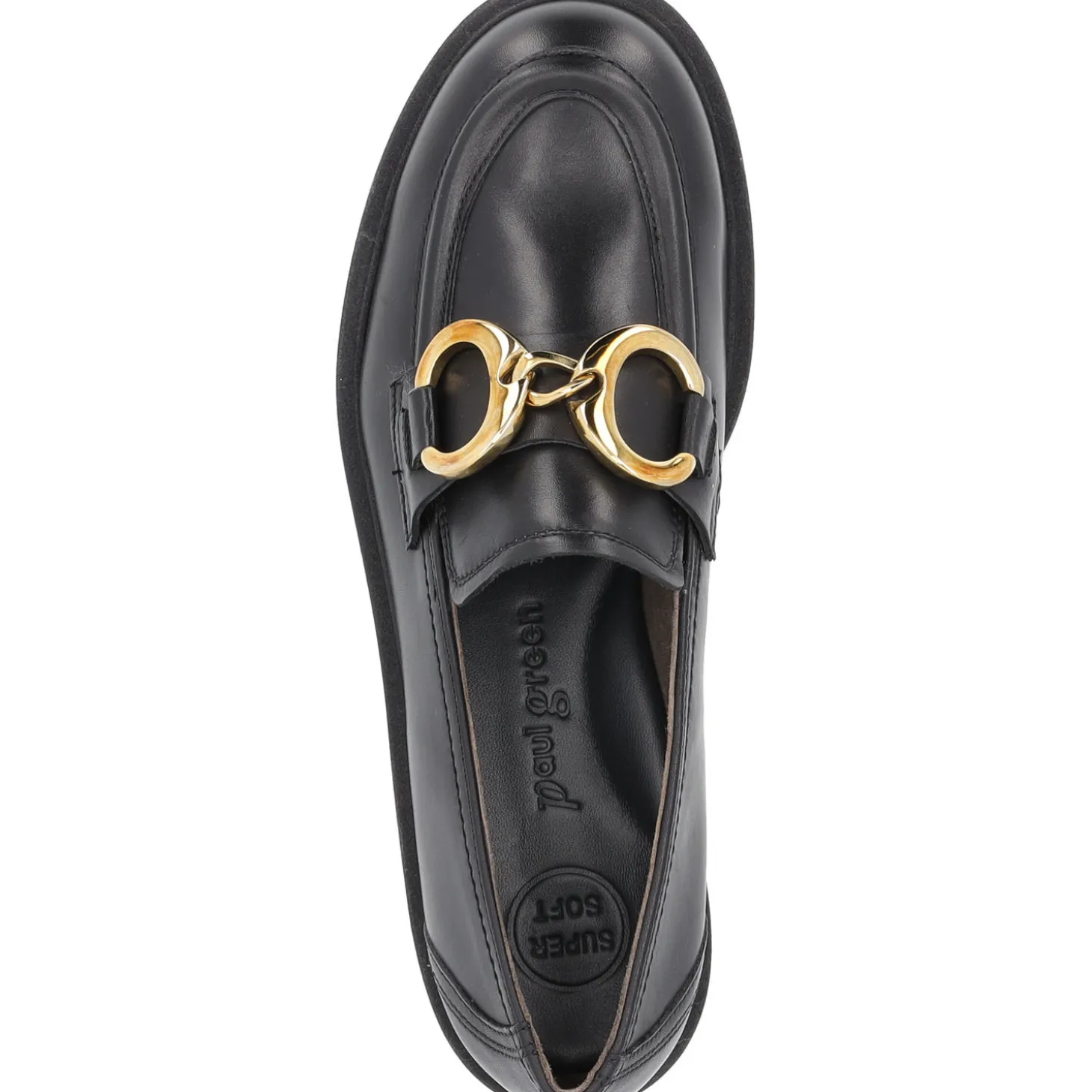 Paul Green 1008, Mokassins, Damen, Schwarz/Gold