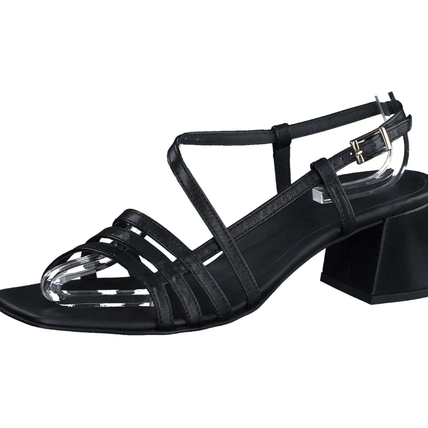 Paul Green 6042, Plateau-Sandaletten, Damen, black