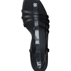 Paul Green 6042, Plateau-Sandaletten, Damen, black