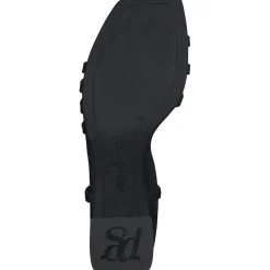 Paul Green 6042, Plateau-Sandaletten, Damen, black