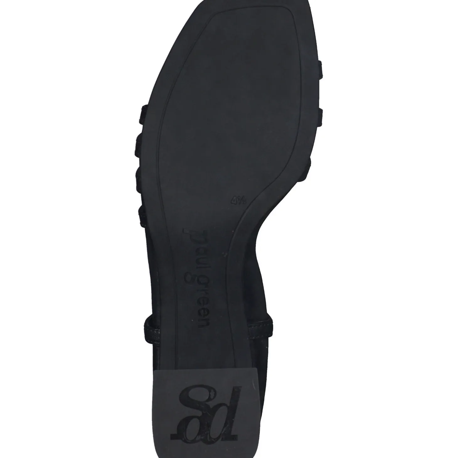 Paul Green 6042, Plateau-Sandaletten, Damen, black