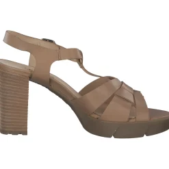 Paul Green 7907, Plateau-Sandaletten, Damen, desert