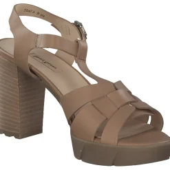 Paul Green 7907, Plateau-Sandaletten, Damen, desert