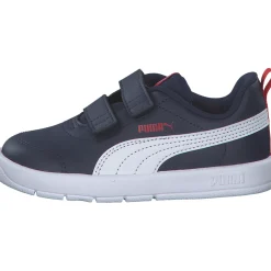 Puma 310252/003 Courtflex V3 V Inf puma navy/puma white-puma red, Sportliche Slipper, Kinder, puma n