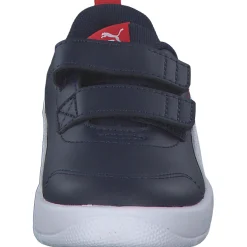 Puma 310252/003 Courtflex V3 V Inf puma navy/puma white-puma red, Sportliche Slipper, Kinder, puma n
