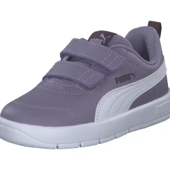 Puma 310252/004 Courtflex V3 V, Sportliche Slipper, Kinder, pale plum-puma white