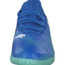 Puma 107952/001 Future 7 Play IT Jr., Sportschuhe, Kinder, HYPERLINK BLUE-MINT-PUMA WHITE