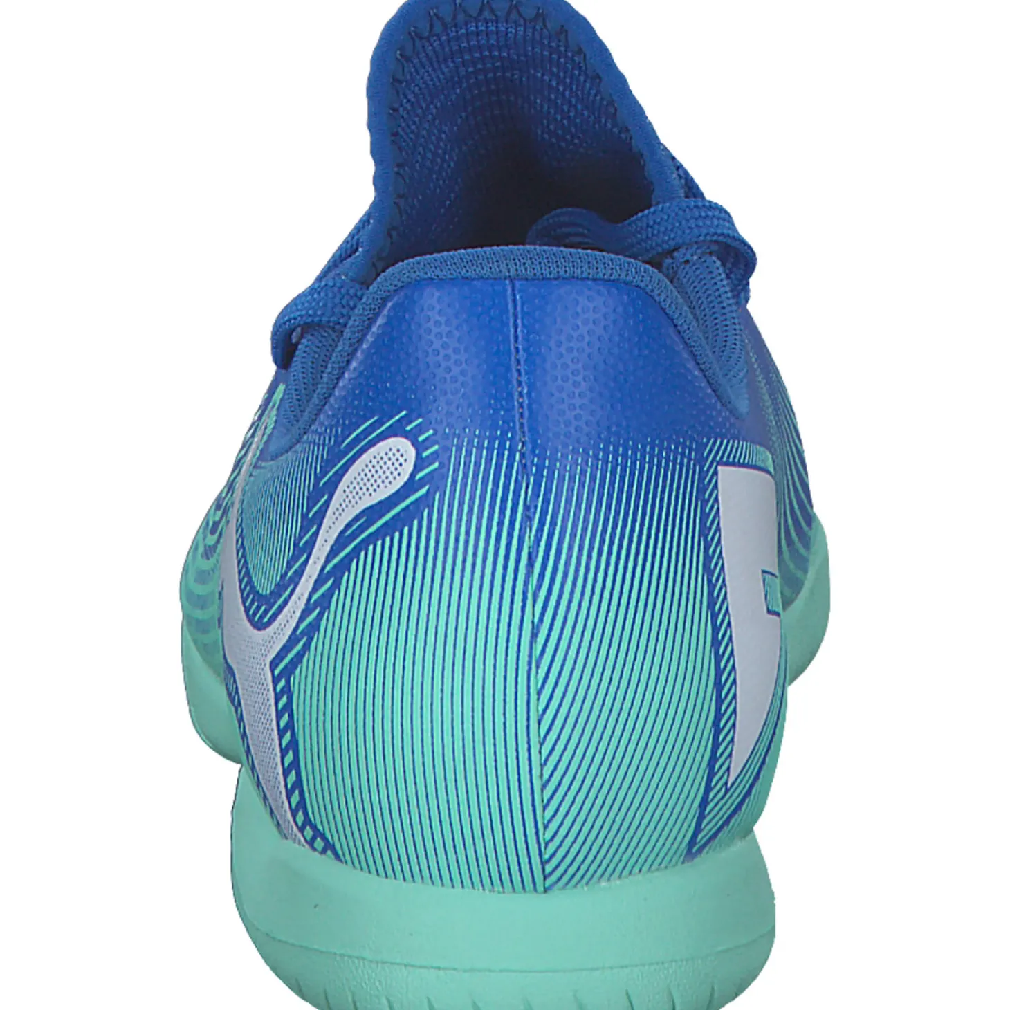 Puma 107952/001 Future 7 Play IT Jr., Sportschuhe, Kinder, HYPERLINK BLUE-MINT-PUMA WHITE