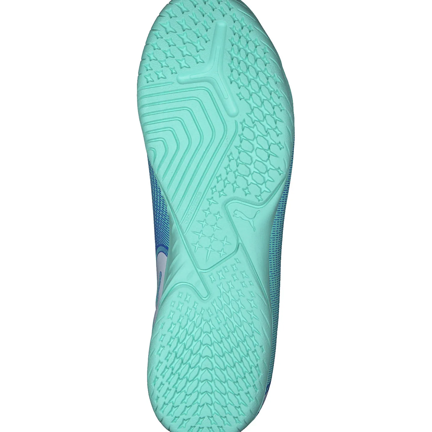 Puma 107952/001 Future 7 Play IT Jr., Sportschuhe, Kinder, HYPERLINK BLUE-MINT-PUMA WHITE