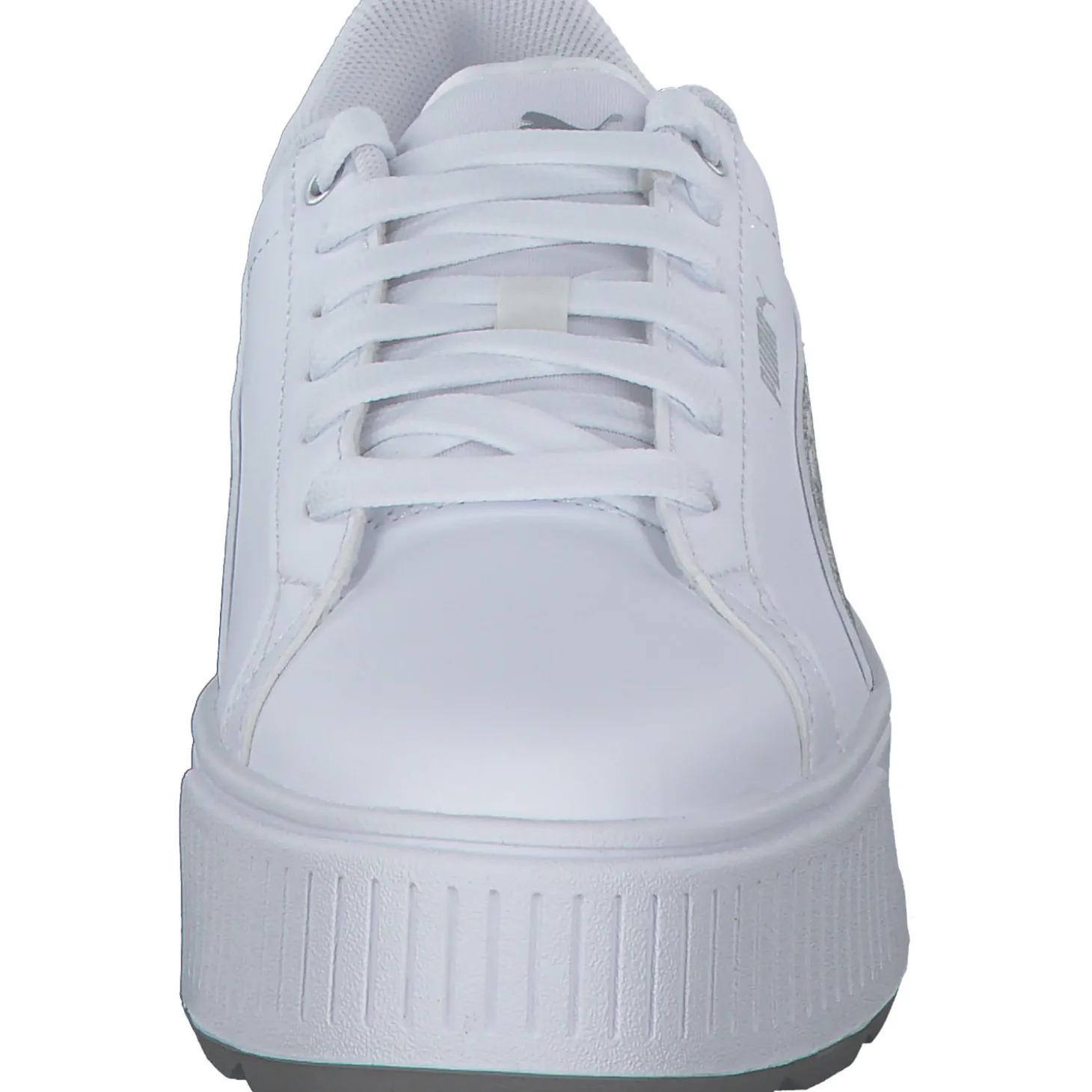 Puma Karmen Space Metallics 389396, Schnürschuhe, Damen, white/matte silver