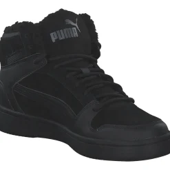Puma Rebound 369831, Sneakers High, Herren, Schwarz (Puma Black/Castlerock)