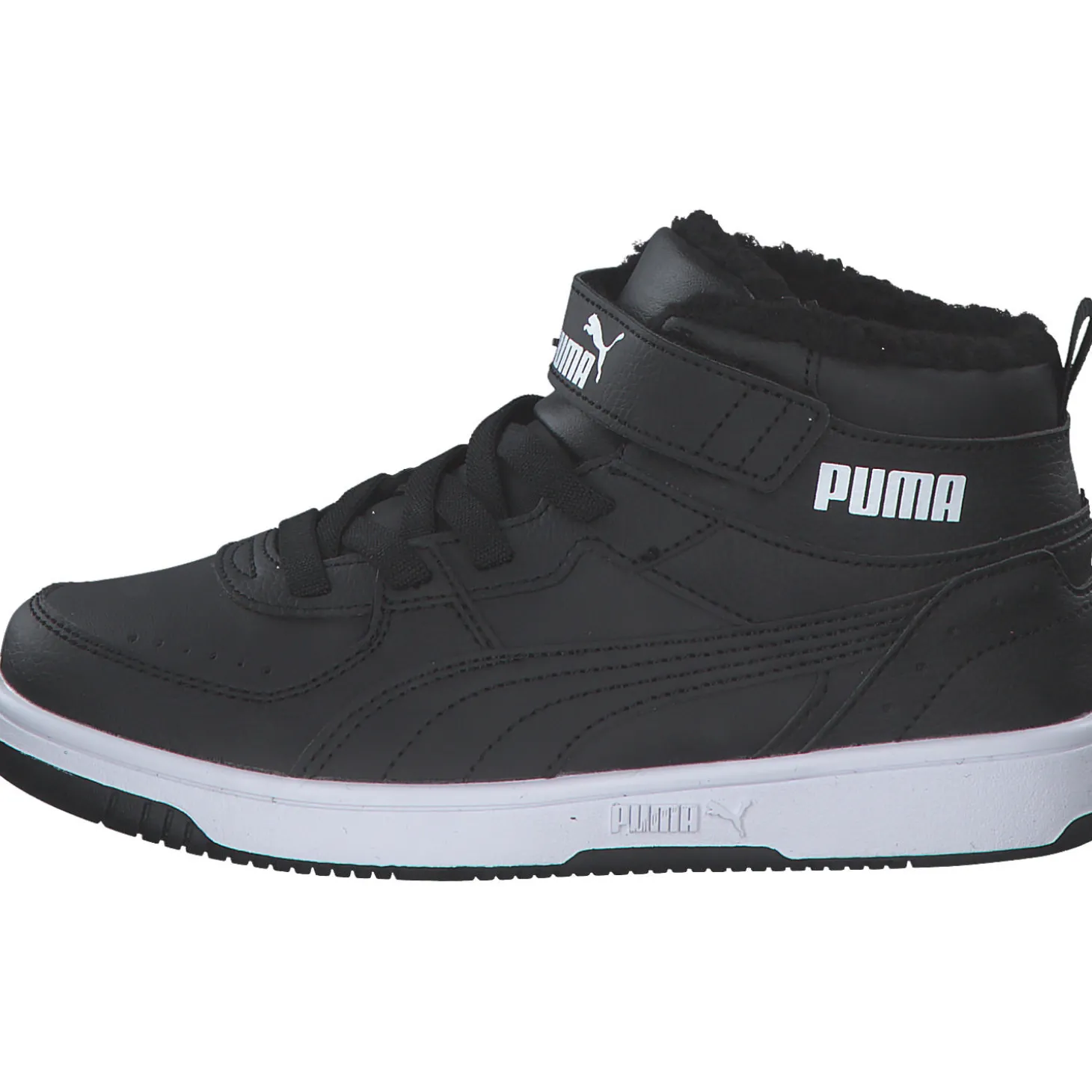 Puma Rebound Joy Fur PS 375479, Sneakers Low, Kinder, PUMA Black-PUMA White