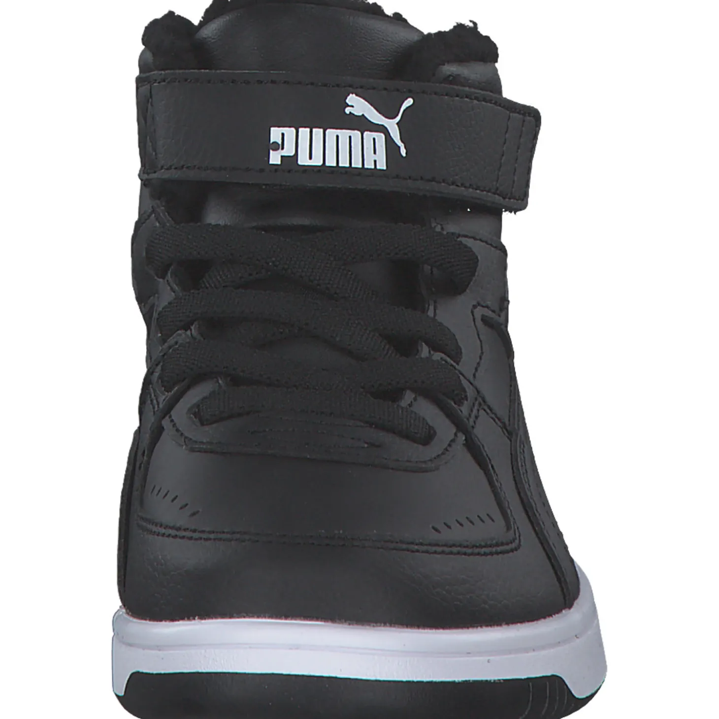 Puma Rebound Joy Fur PS 375479, Sneakers Low, Kinder, PUMA Black-PUMA White