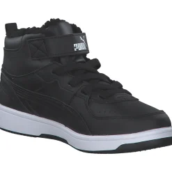 Puma Rebound Joy Fur PS 375479, Sneakers Low, Kinder, PUMA Black-PUMA White