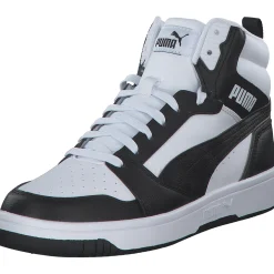 Puma Rebound v6 Mid Jr. 393831, Stiefel, Schwarz