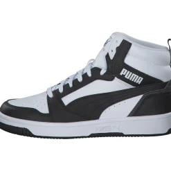 Puma Rebound v6 Mid Jr. 393831, Stiefel, Schwarz