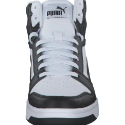 Puma Rebound v6 Mid Jr. 393831, Stiefel, Schwarz