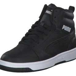 Puma Rebound v6 Mid Jr. 394685, Winterstiefel, Kinder, Grau (Shadow gray)