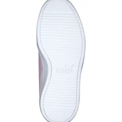 Puma Rickie AC PS 385836 W, Sneakers Low, Kinder, puma white-pearl pink-vivid vi