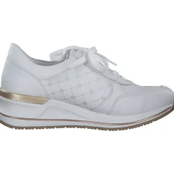 Remonte D3211, Schnürschuhe, Damen, weiss/weiss/alloy/lightgold