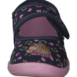 Richter 9150, Hausschuhe, Kinder, Blau/Pink