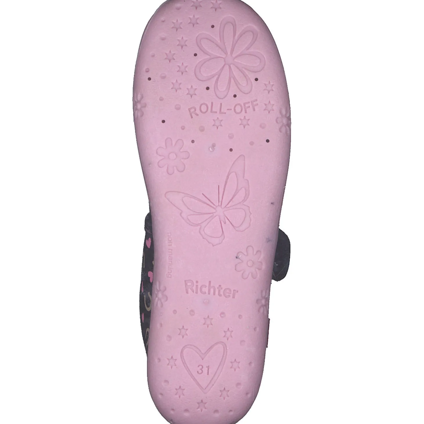 Richter 9150, Hausschuhe, Kinder, Blau/Pink