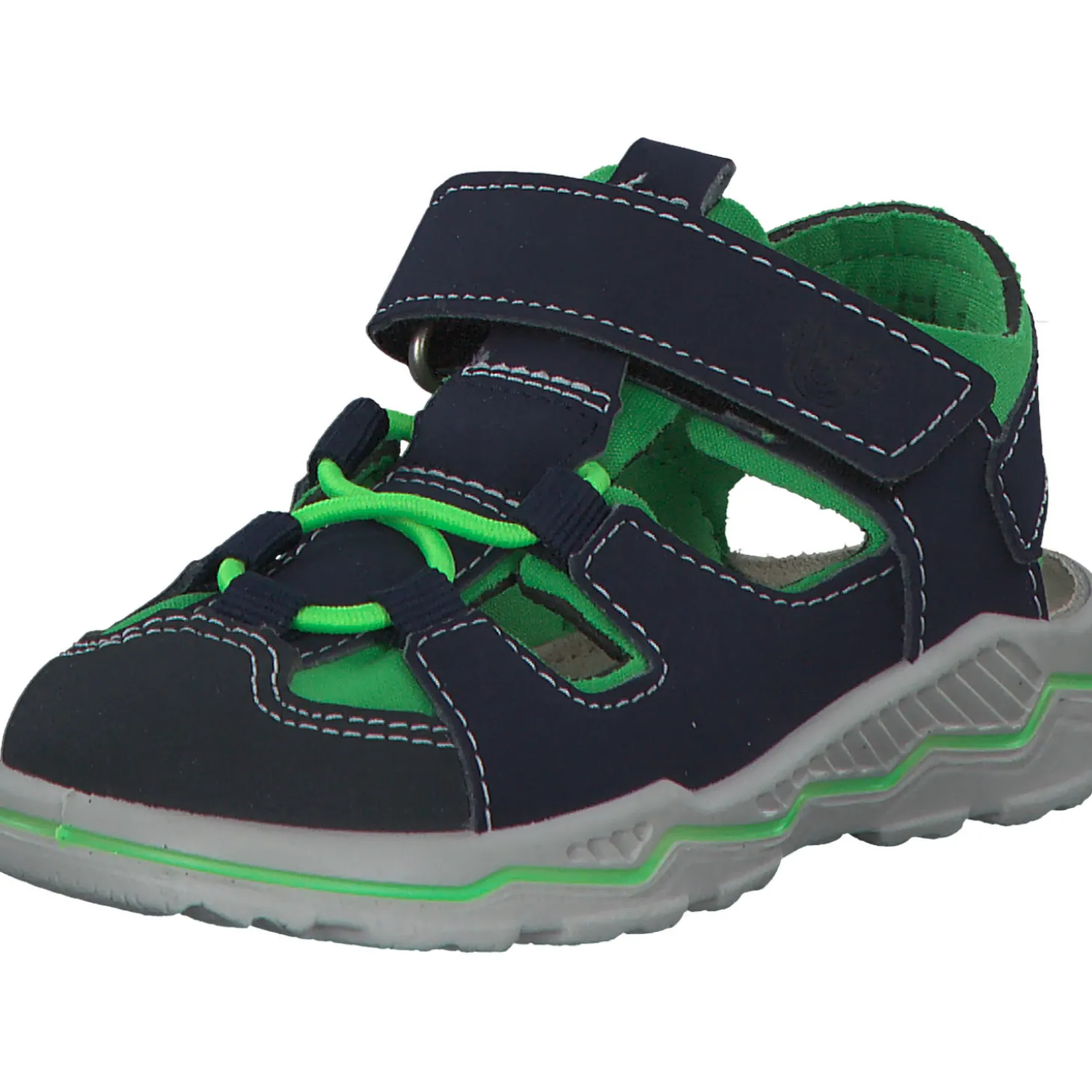 Ricosta Gery 2900302 M, Lauflernschuhe, Kinder, nautic/neongrün