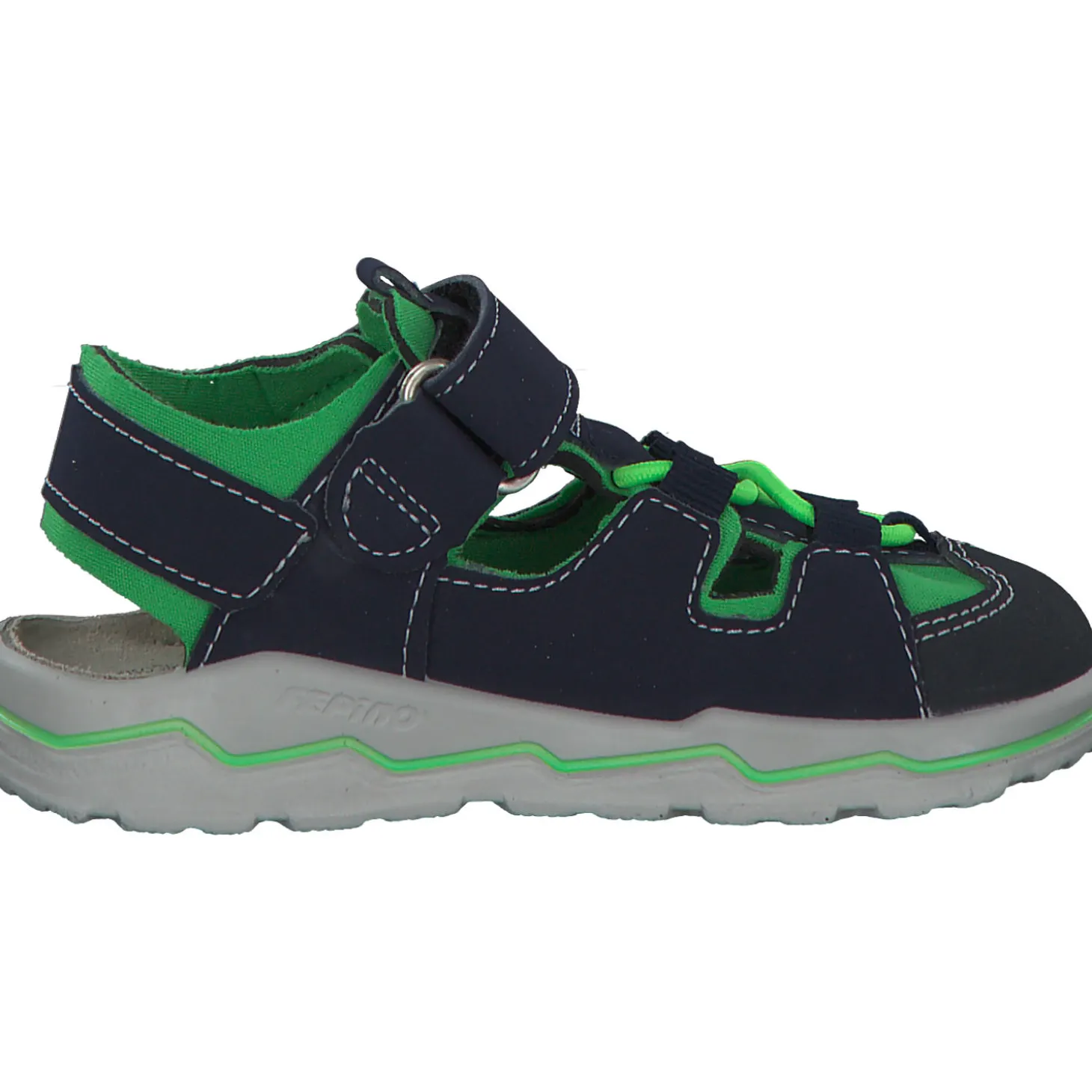 Ricosta Gery 2900302 M, Lauflernschuhe, Kinder, nautic/neongrün