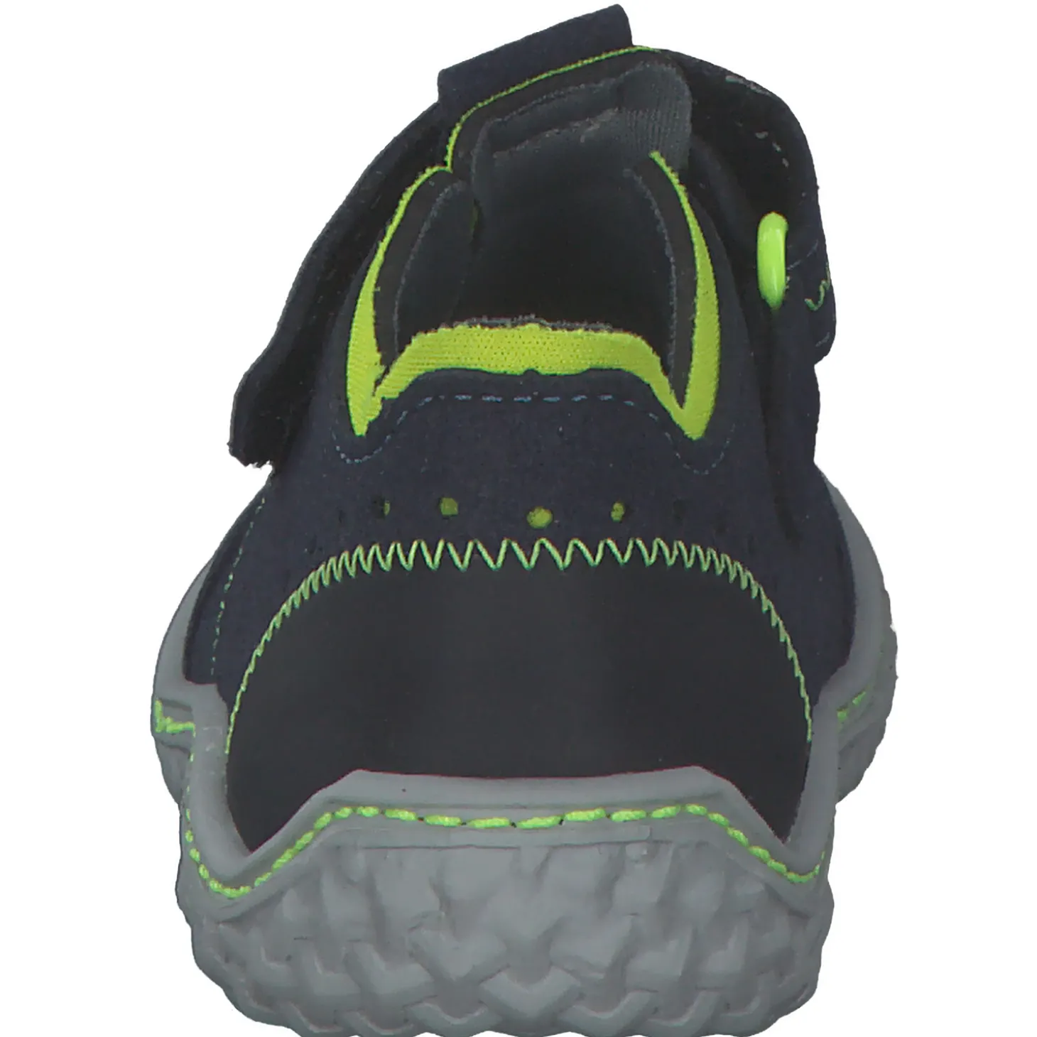 Ricosta Jerry 1700102 M, Lauflernschuhe, Kinder, ozean/neongelb