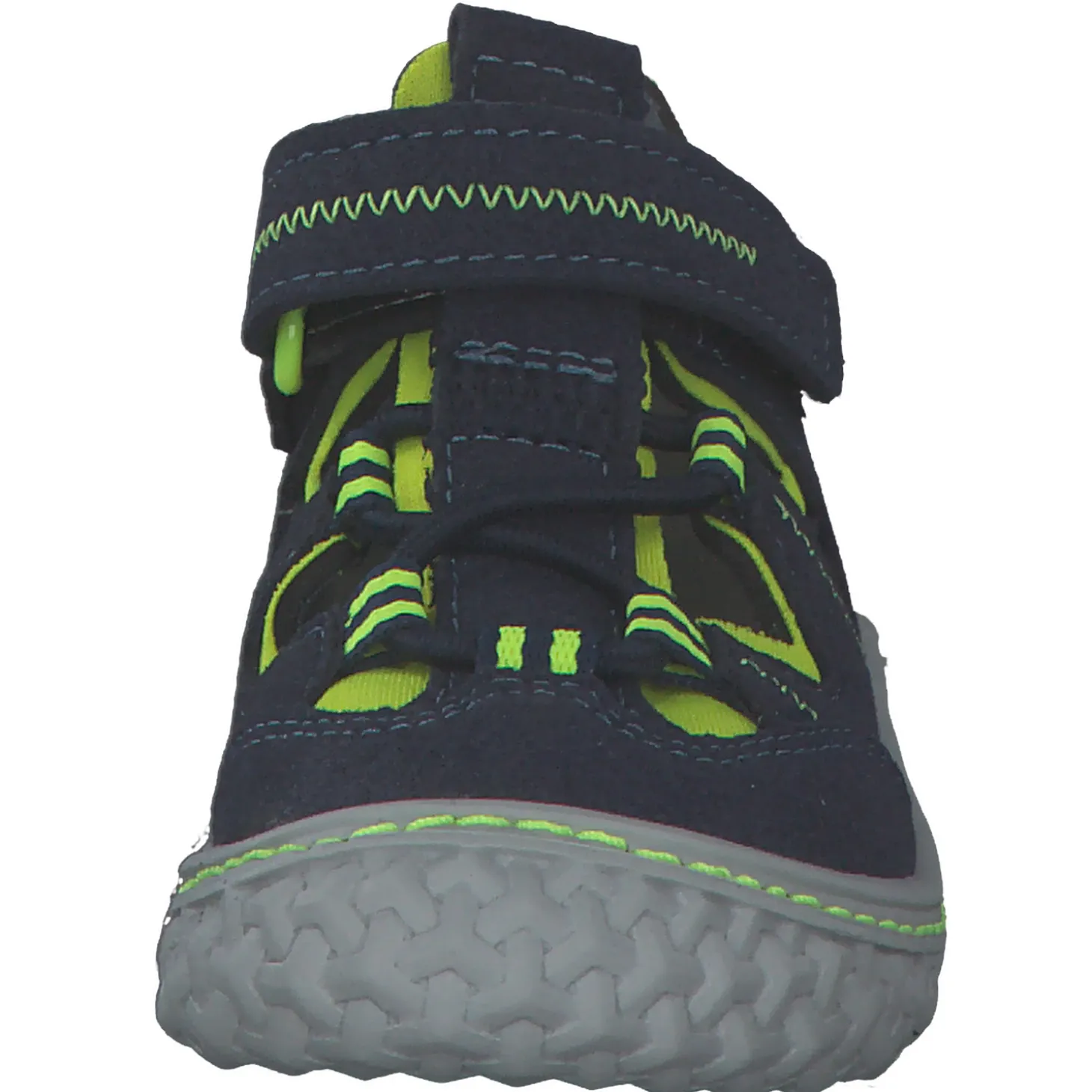 Ricosta Jerry 1700102 M, Lauflernschuhe, Kinder, ozean/neongelb