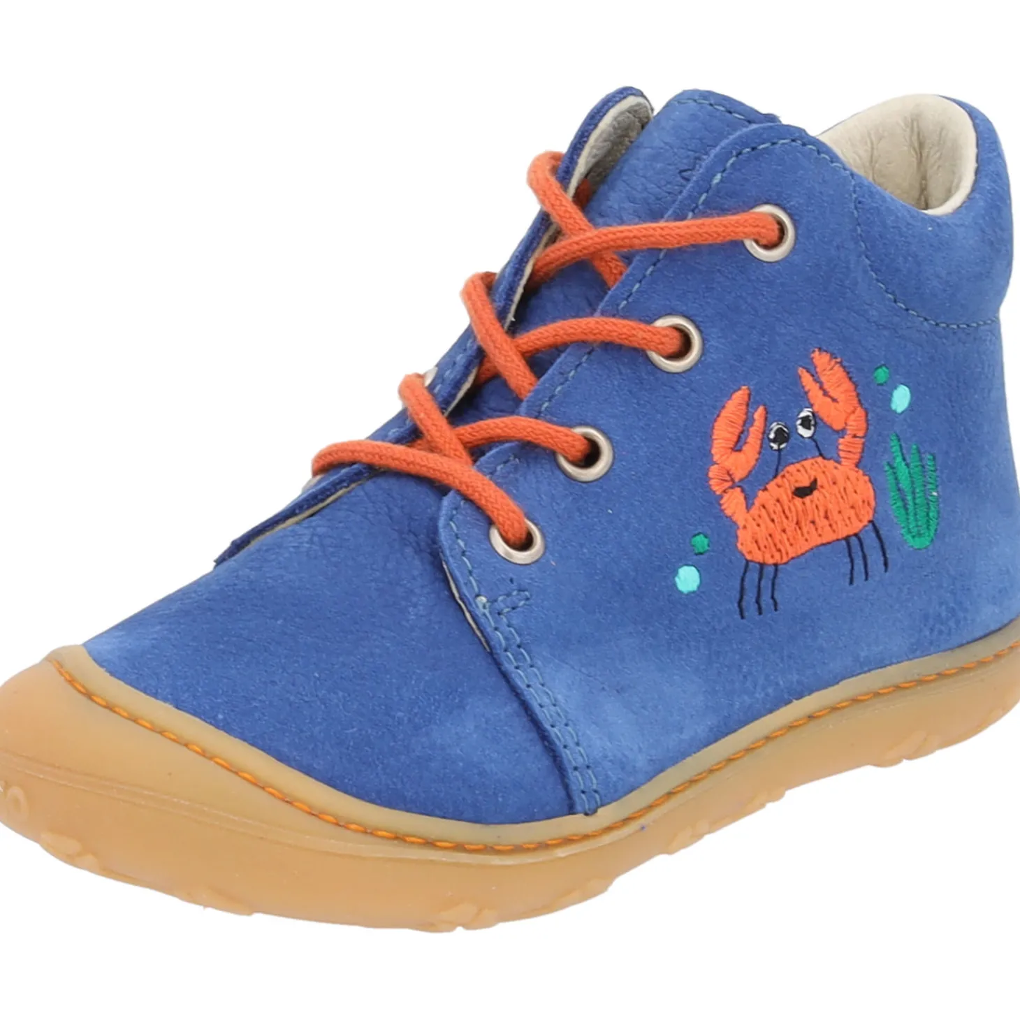 Ricosta Mecki 1203202, Lauflernschuhe, Kinder, royal/Krabbe