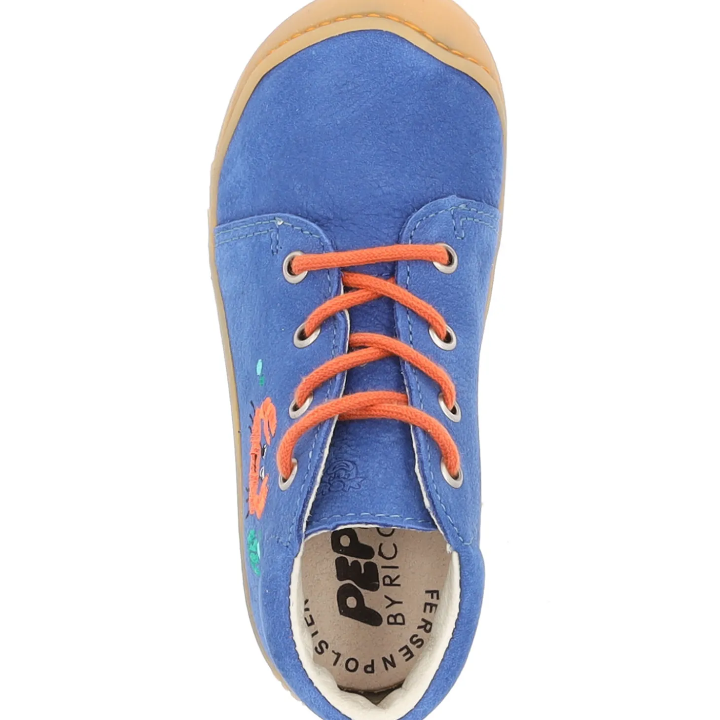 Ricosta Mecki 1203202, Lauflernschuhe, Kinder, royal/Krabbe