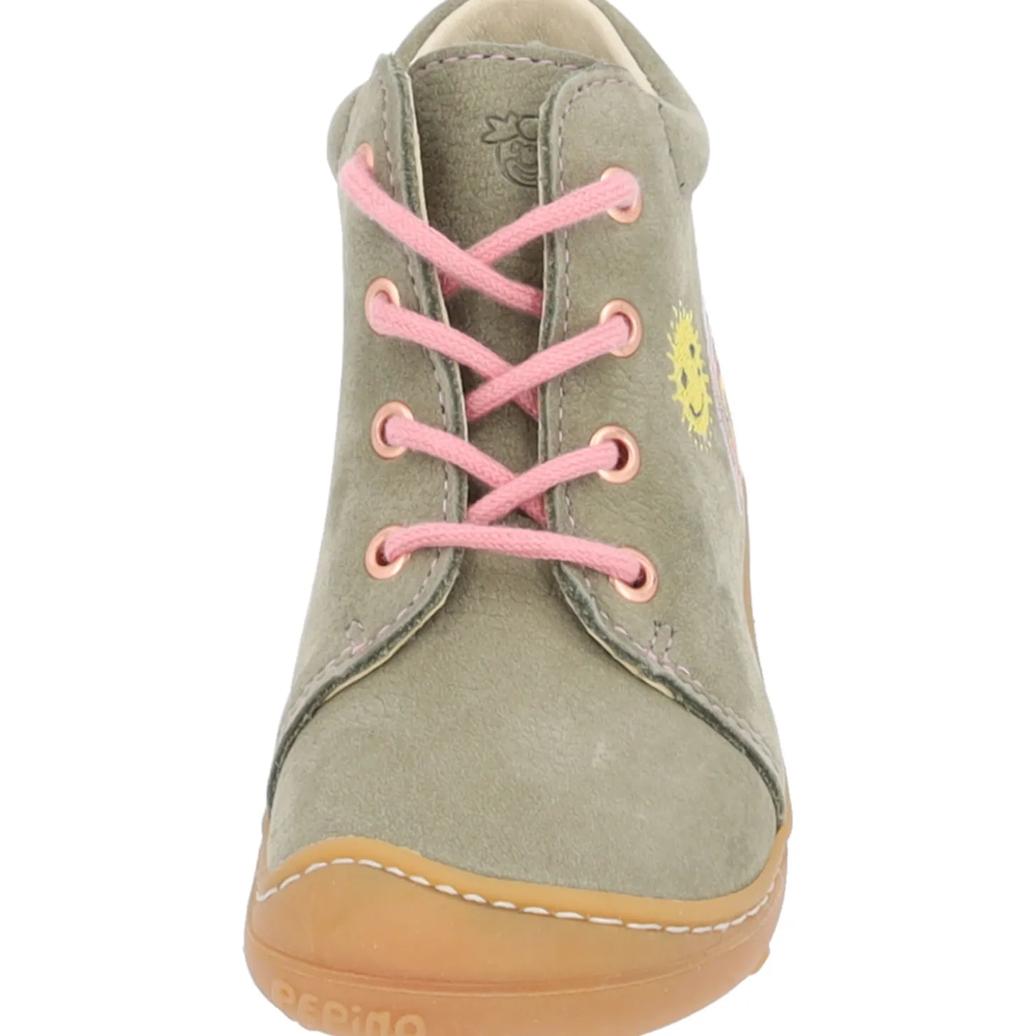 Ricosta Mecki 1203202, Lauflernschuhe, Kinder, eukalyptus/Regenbogen