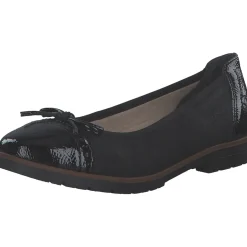 Rieker 45358, Ballerinas, Damen, black/schwarz
