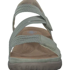 Rieker 64870, Keilsandaletten, Damen, Grün