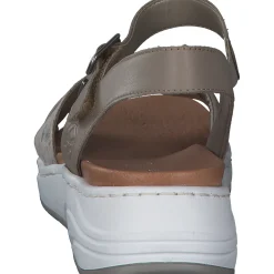 Rieker 64301, Keilsandaletten, Damen, seal/rose-metallic