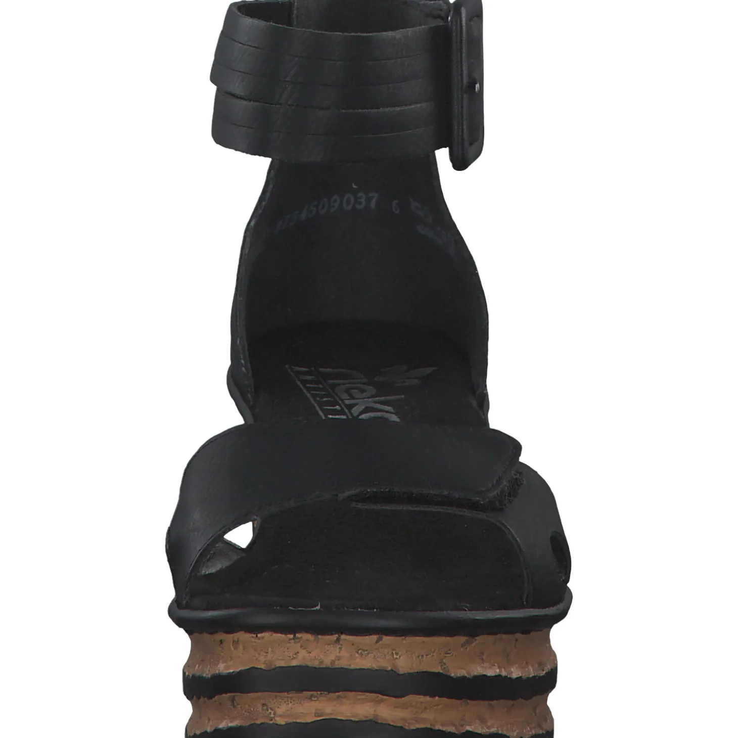Rieker 68194, Keilsandaletten, Damen, schwarz