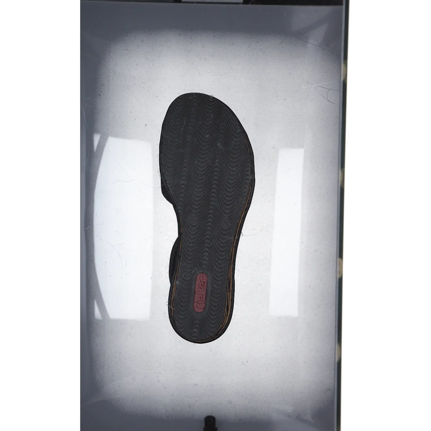 Rieker 68194, Keilsandaletten, Damen, schwarz