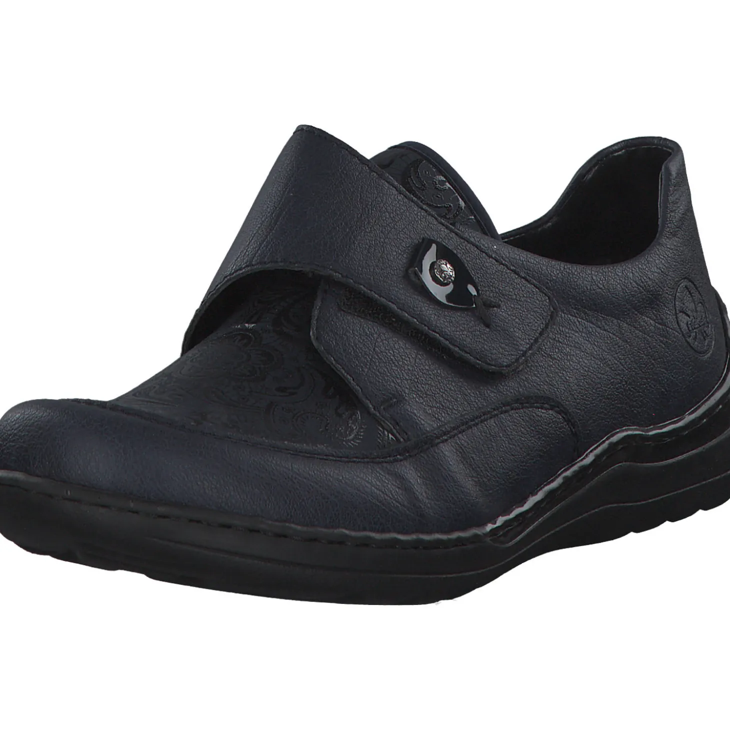Rieker 48951, Klassische Halbschuhe, Damen, ozean/navy/marine