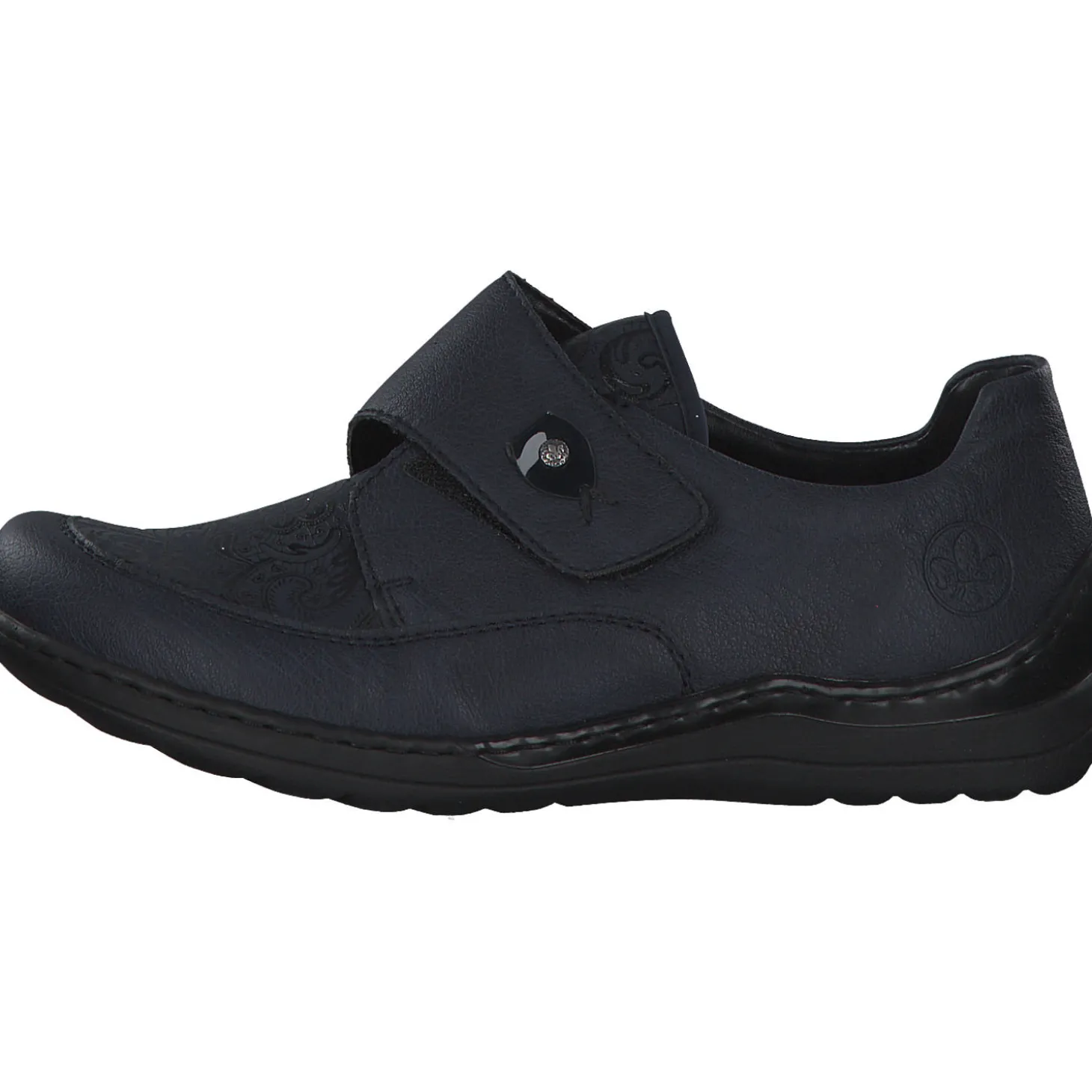 Rieker 48951, Klassische Halbschuhe, Damen, ozean/navy/marine