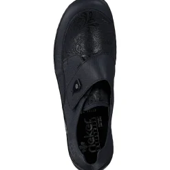 Rieker 48951, Klassische Halbschuhe, Damen, ozean/navy/marine