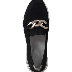 Rieker 58944, Mokassins, Damen, Schwarz