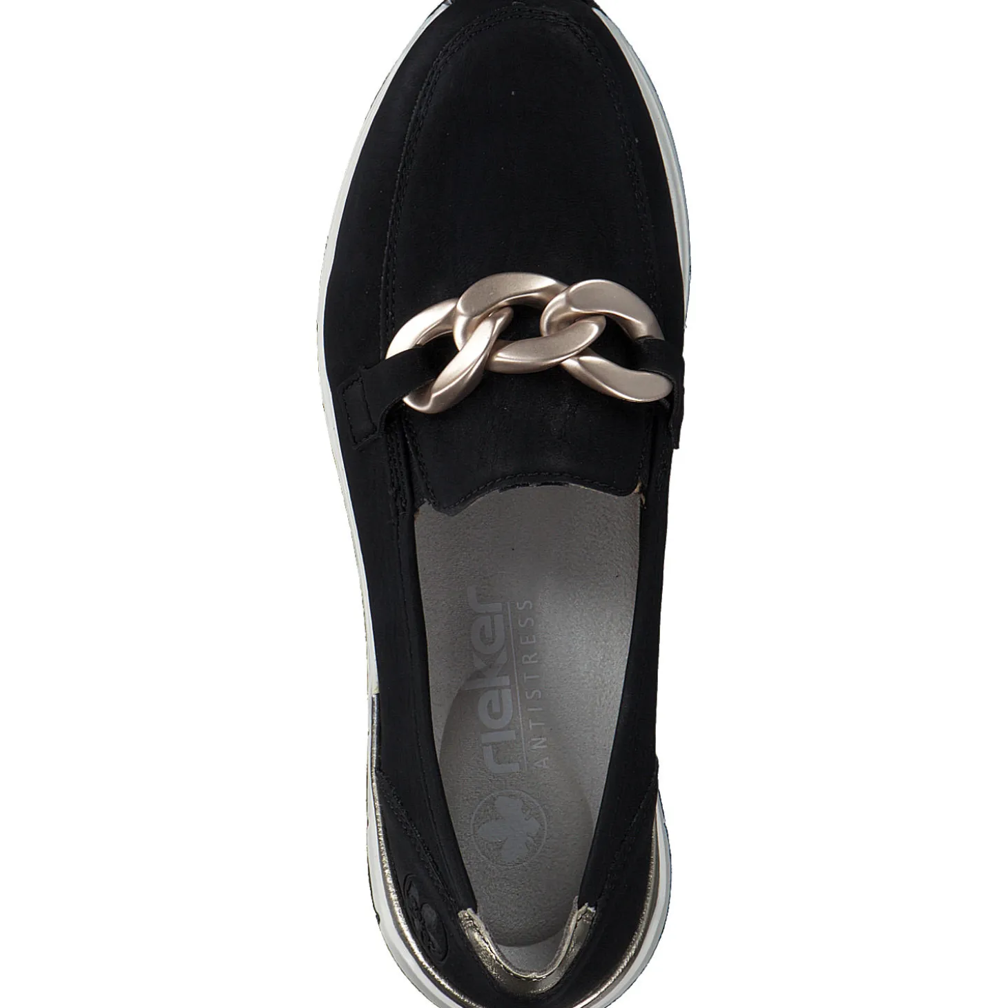 Rieker 58944, Mokassins, Damen, Schwarz