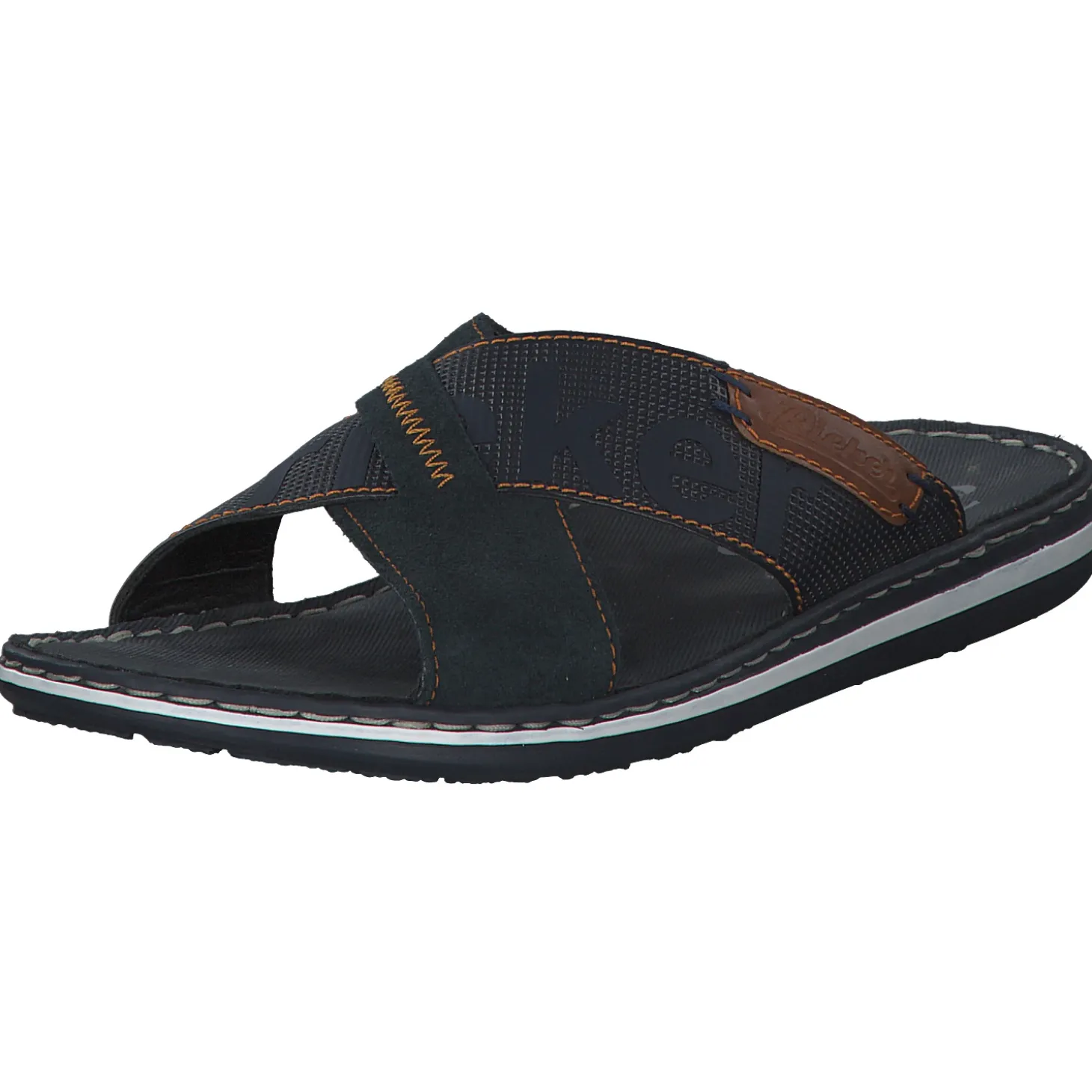 Rieker 21098, Pantoletten & Badeschuhe, Herren, Blau