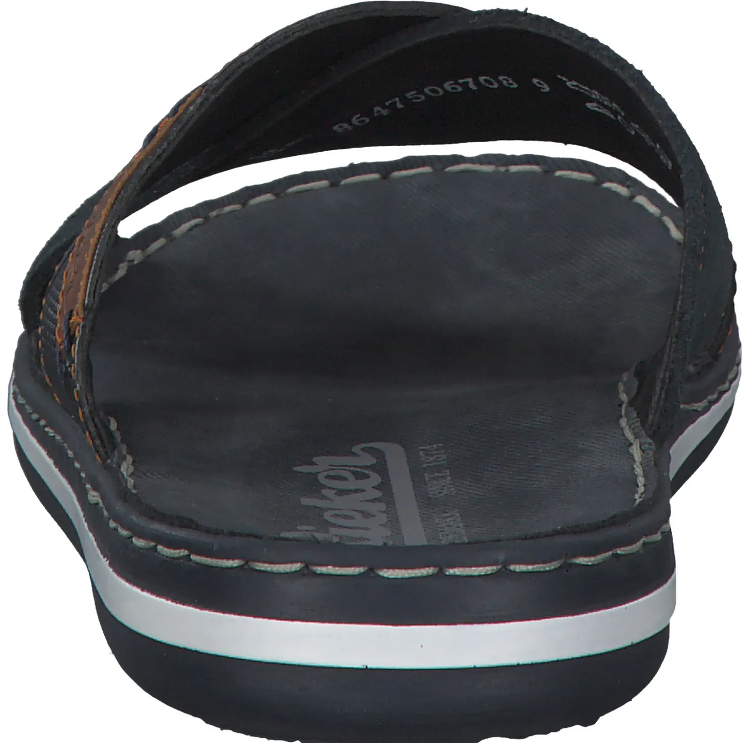 Rieker 21098, Pantoletten & Badeschuhe, Herren, Blau