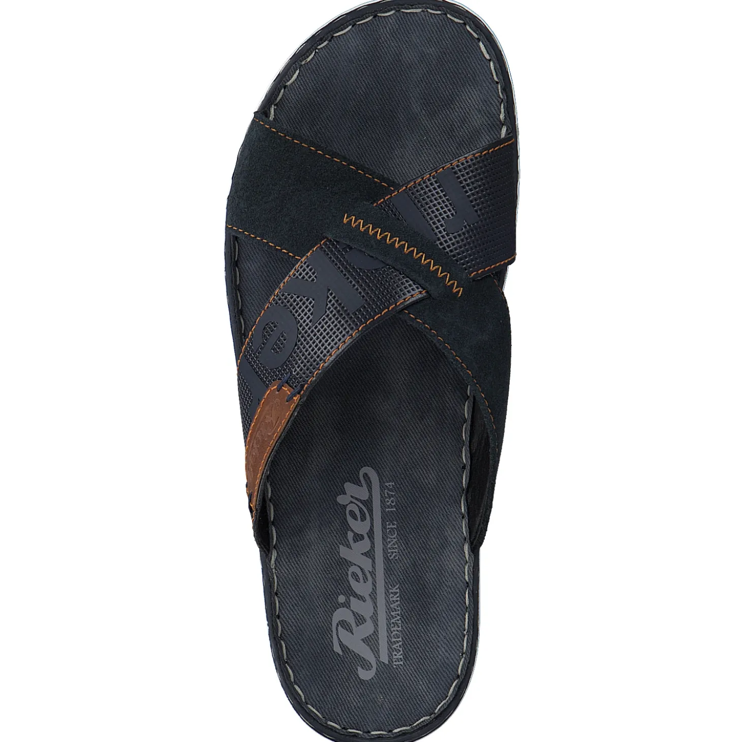 Rieker 21098, Pantoletten & Badeschuhe, Herren, Blau