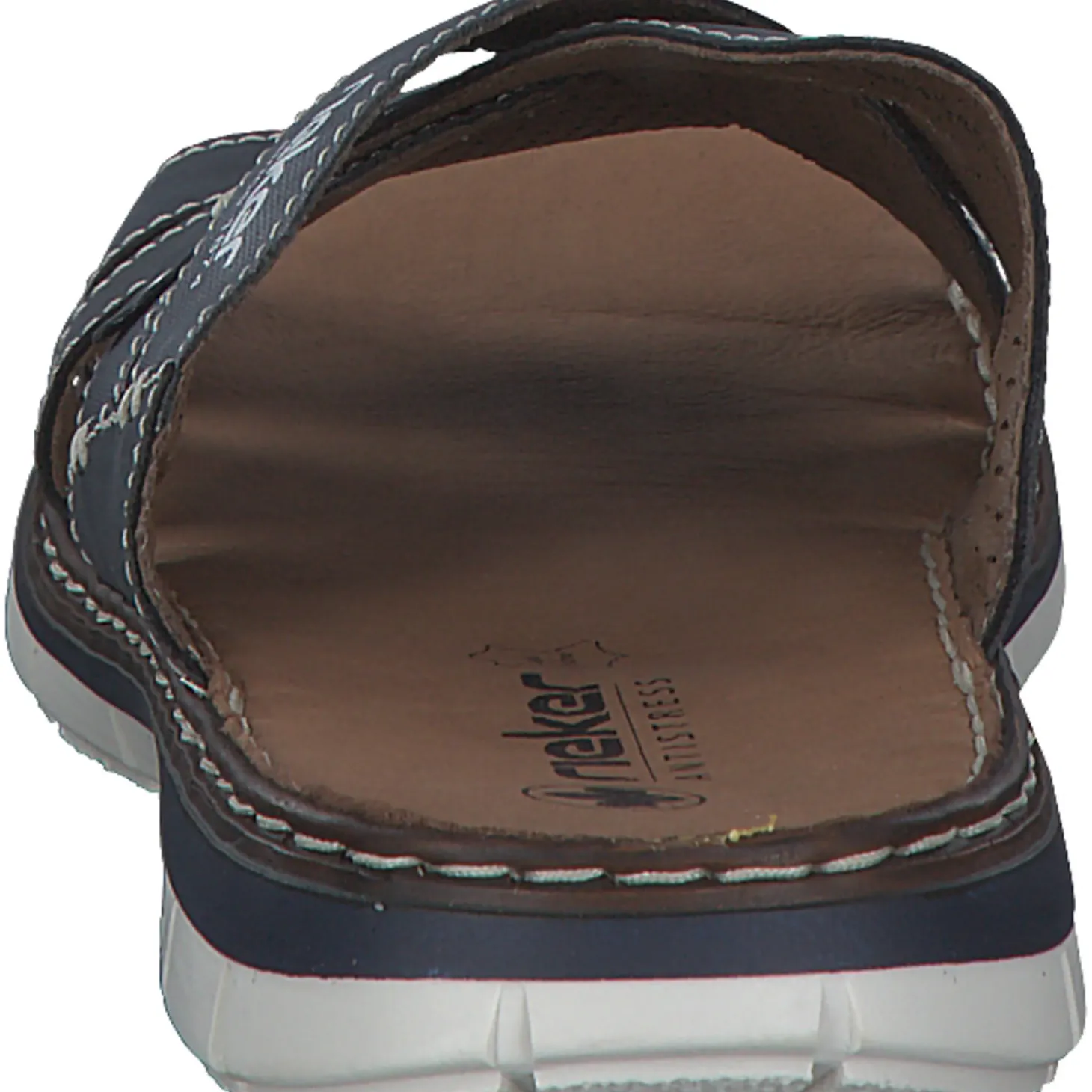 Rieker 25199, Pantoletten, Herren, Grau (Whitedenim/Jeans)