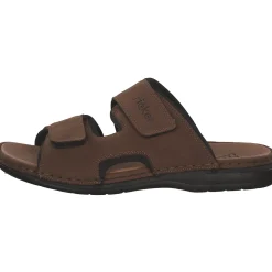 Rieker 25559, Pantoletten, Herren, Braun (Marrone/Schwarz)