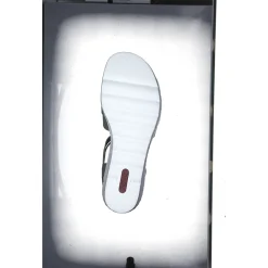 Rieker 67459, Plateau-Sandaletten, Damen, schilf