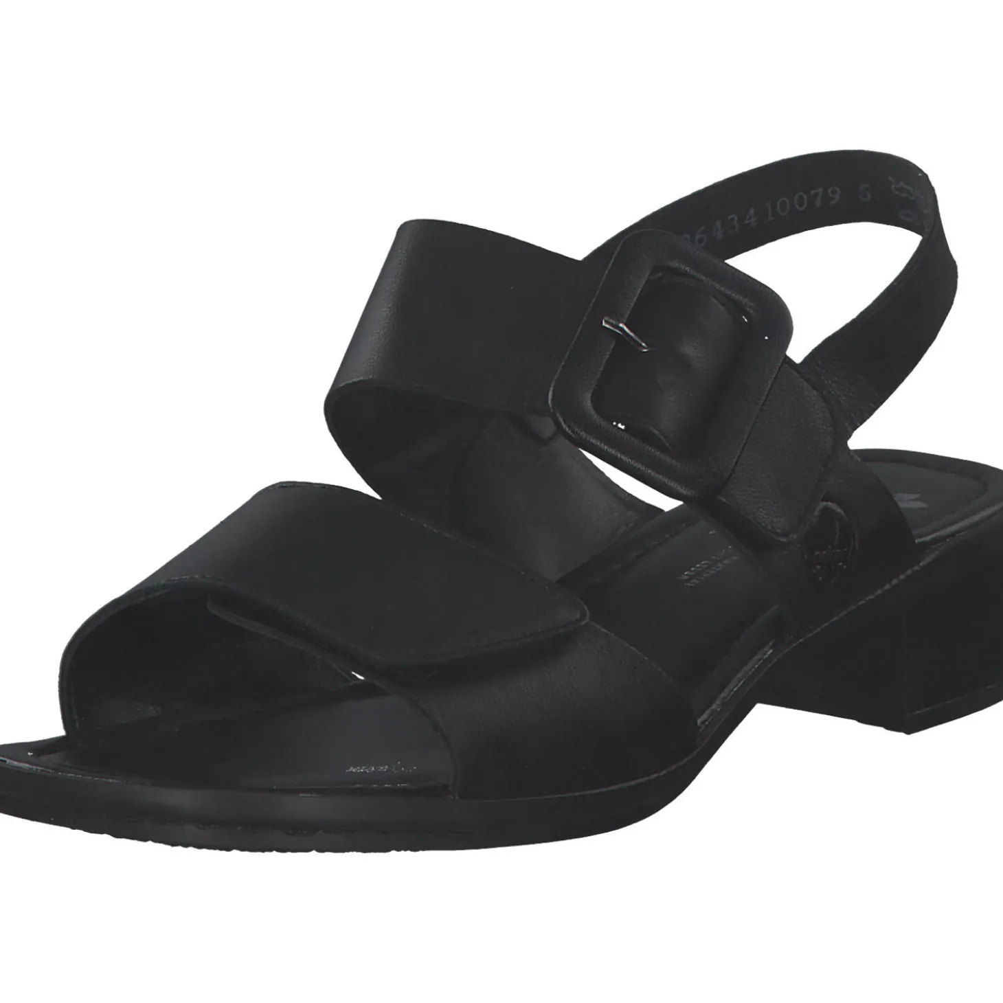 Rieker 62663, Plateau-Sandaletten, Damen, Schwarz